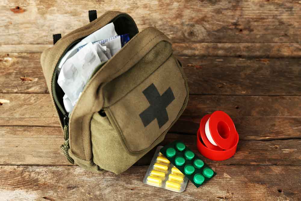 First aid and toiletries